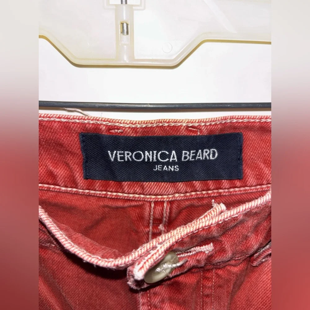 Veronica Beard Taylor Cropped Wide-Leg Jean 28 - Picture 7 of 13
